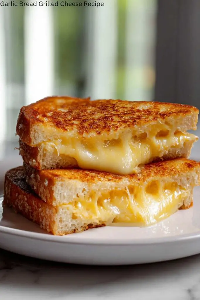 Garlic Bread Grilled Cheese Recipe
