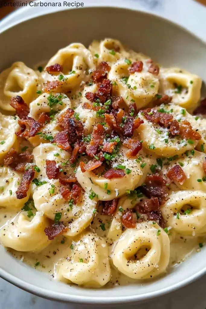 Tortellini Carbonara Recipe
