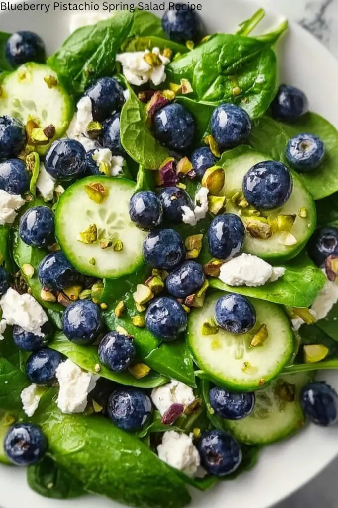 Blueberry Pistachio Spring Salad Recipe