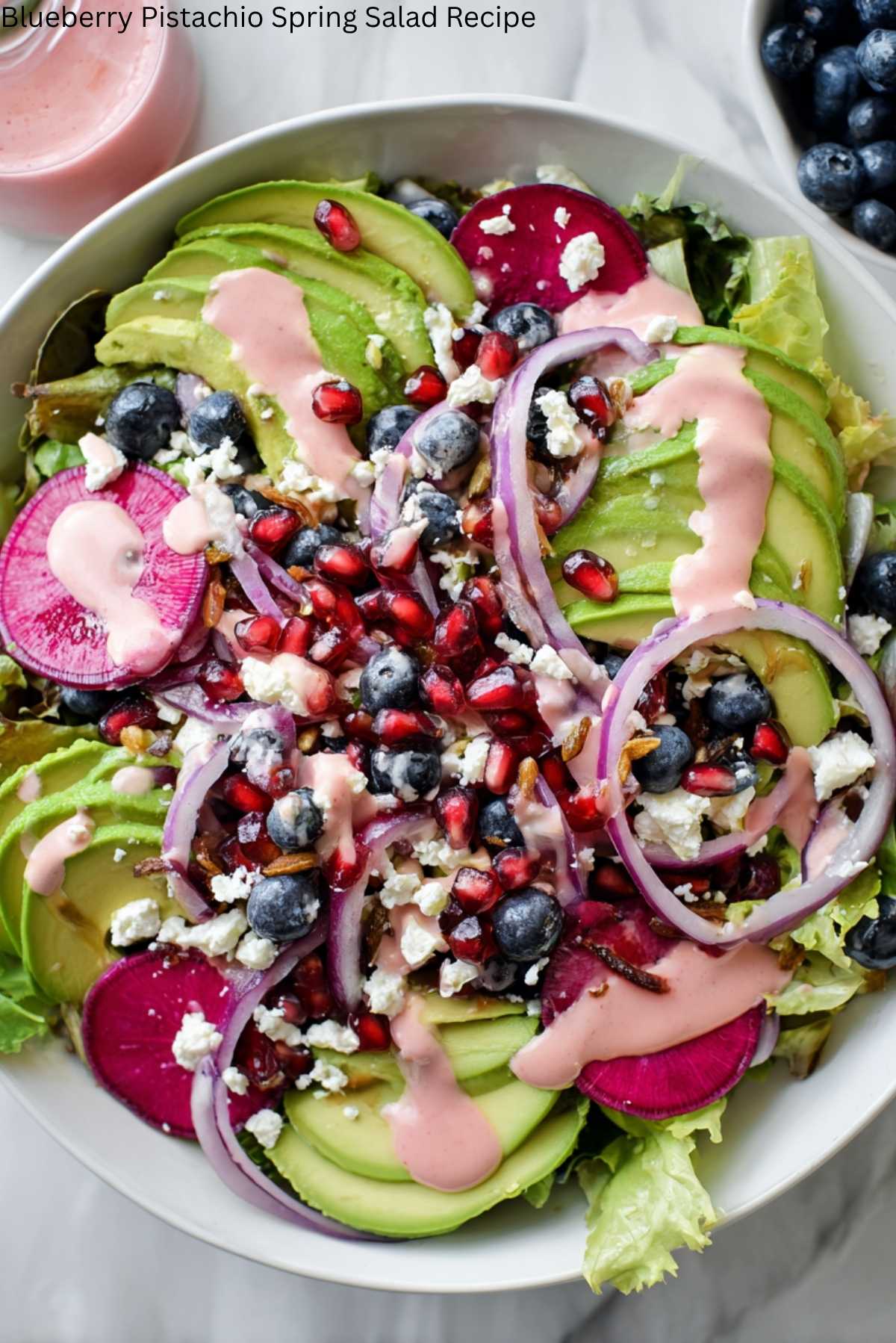 Blueberry Pistachio Spring Salad Recipe