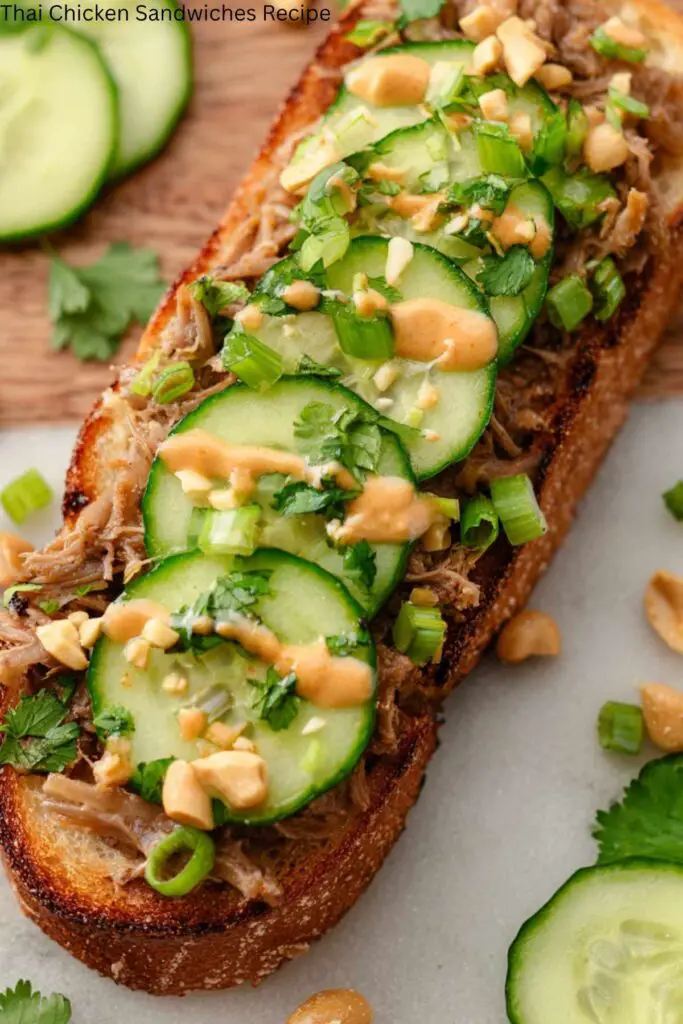 Thai Chicken Sandwiches Recipe