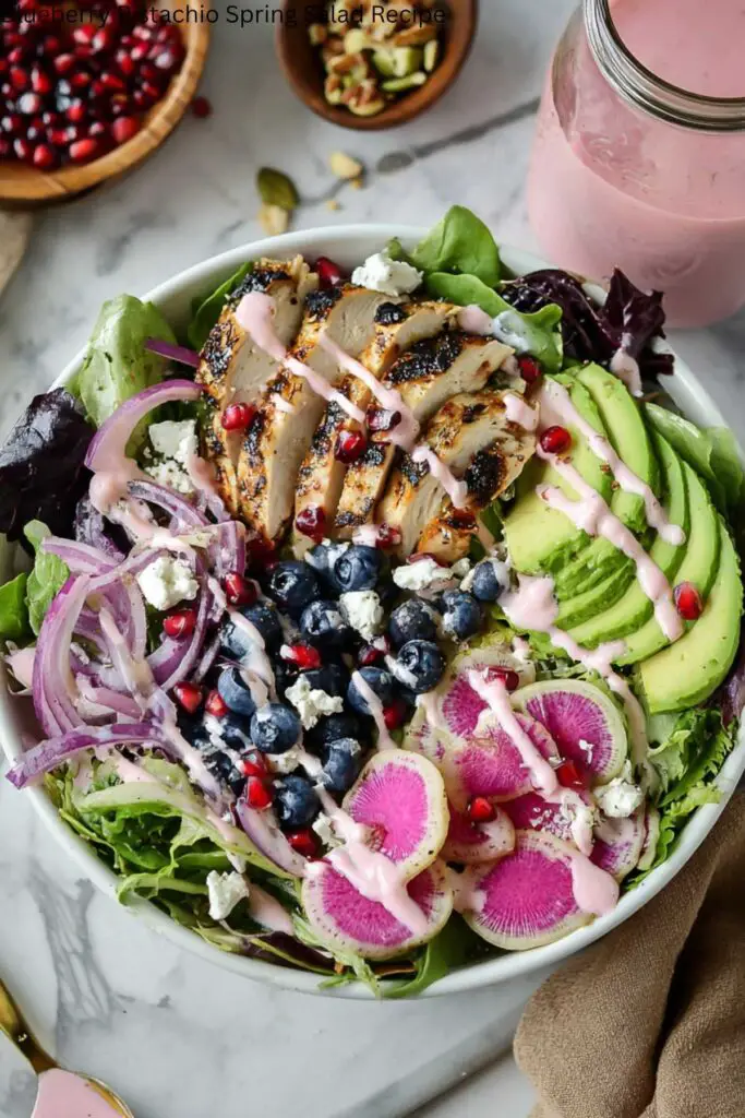Blueberry Pistachio Spring Salad Recipe