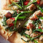 Spinach, Ricotta and Sausage Pizza Recipe