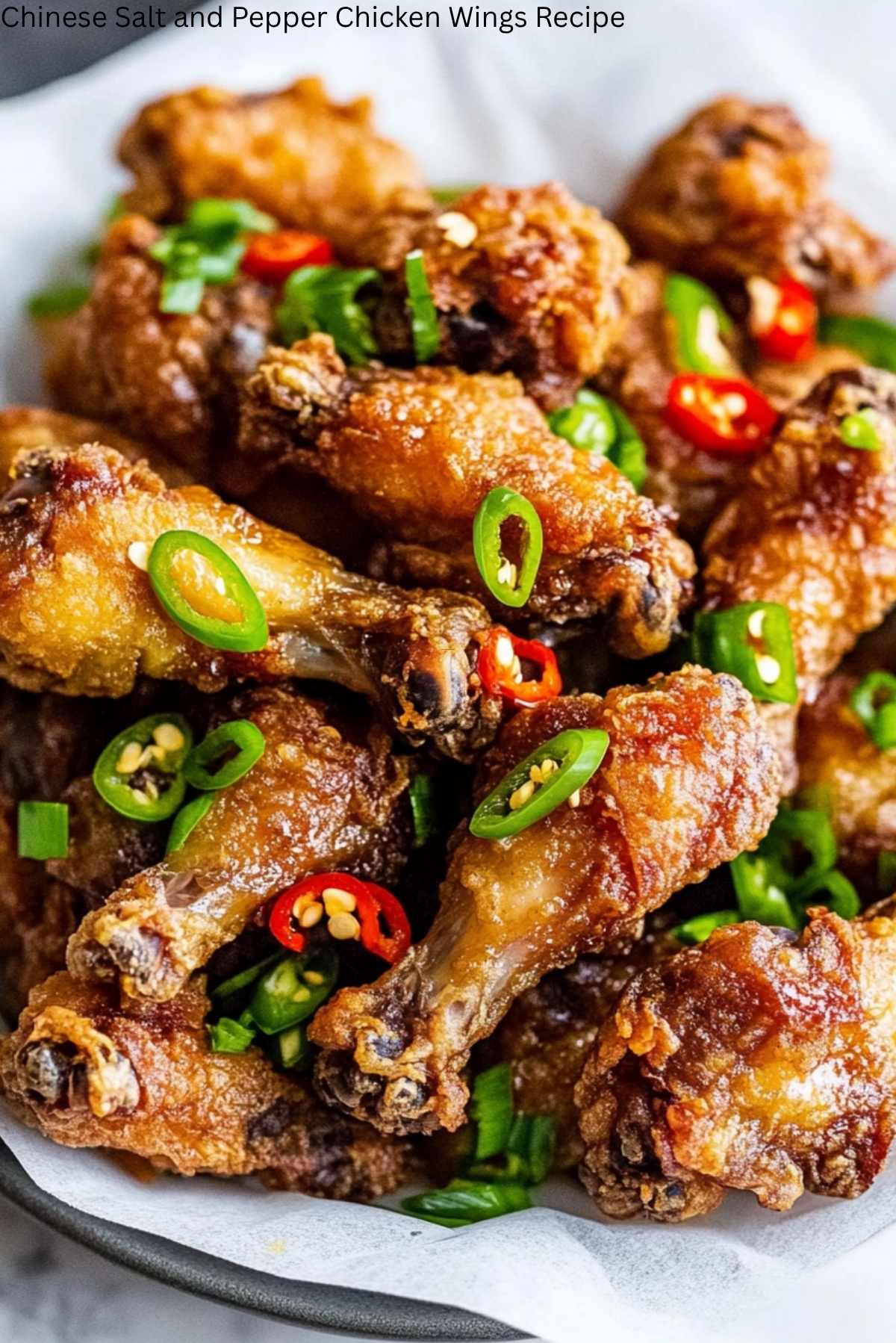 Chinese Salt and Pepper Chicken Wings Recipe