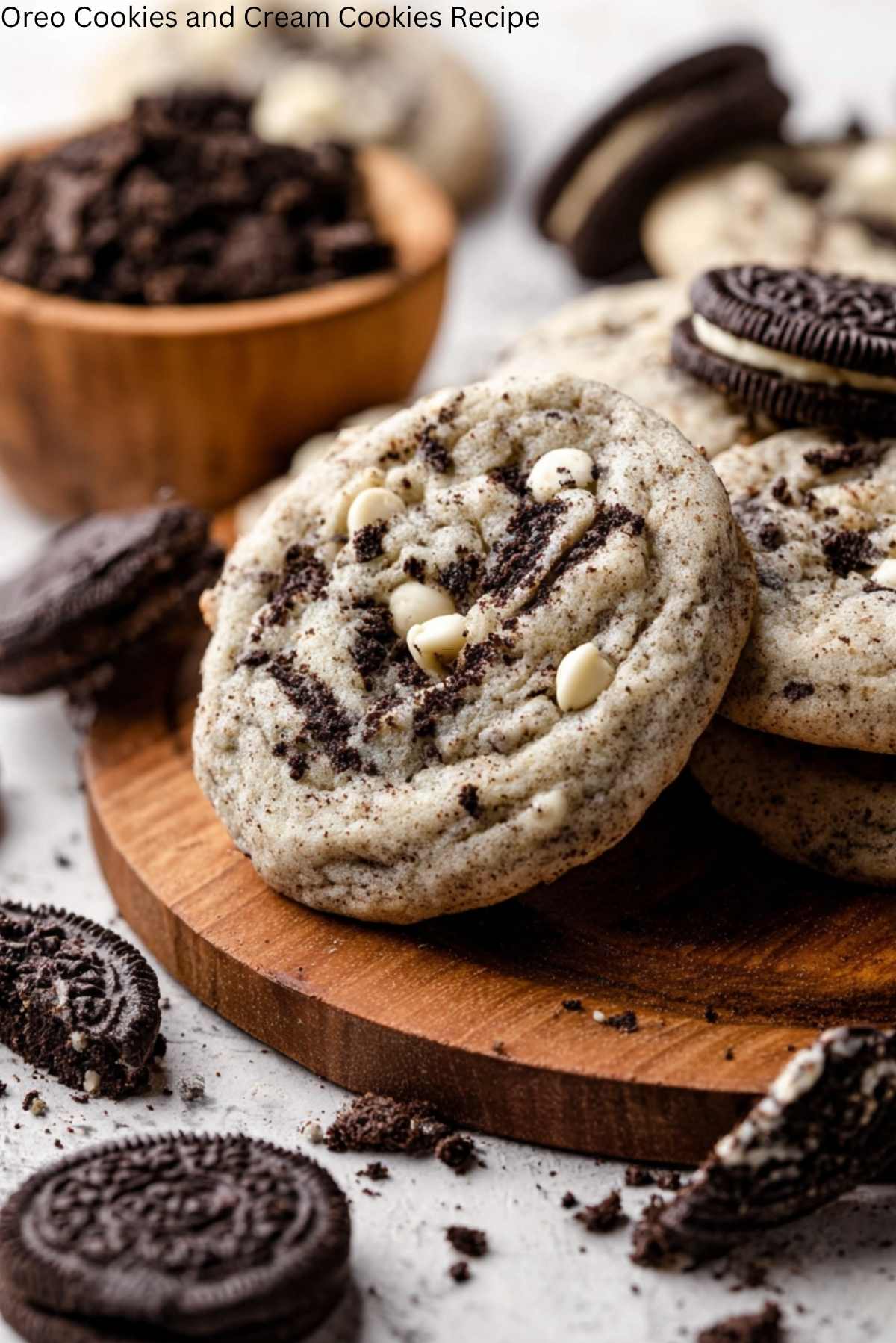 Oreo Cookies and Cream Cookies Recipe