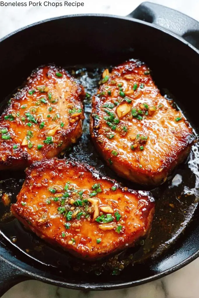 Boneless Pork Chops Recipe