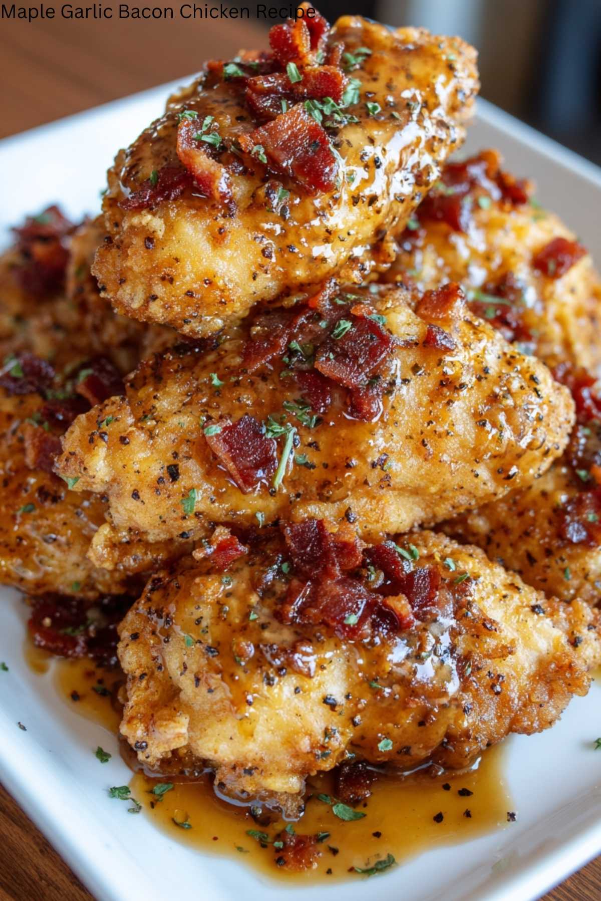 Maple Garlic Bacon Chicken Recipe