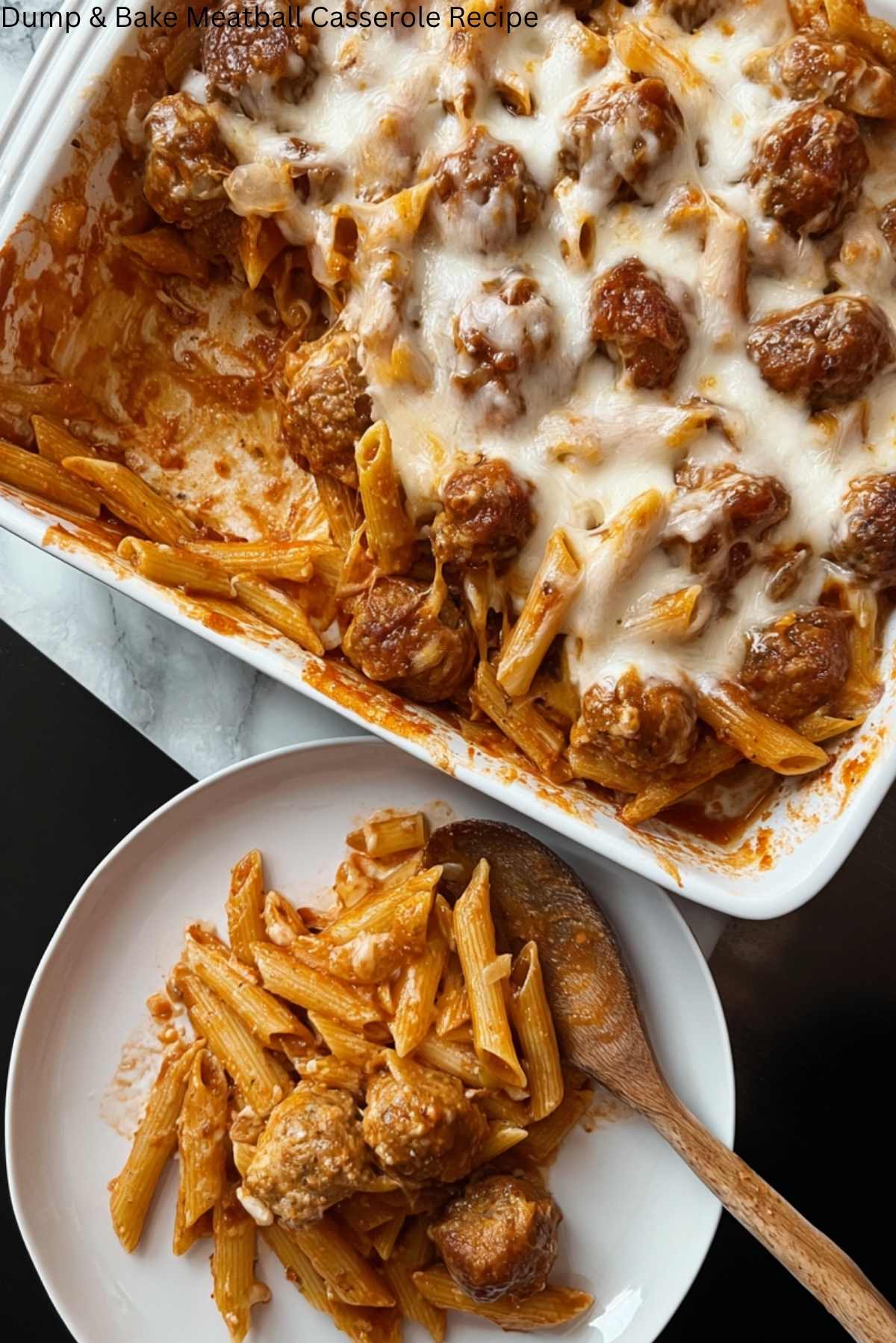 Dump & Bake Meatball Casserole Recipe