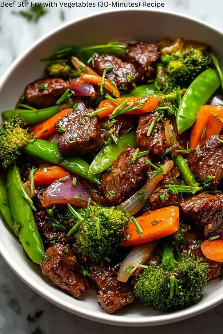 Beef Stir Fry with Vegetables (30-Minutes) Recipe
