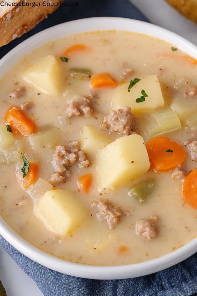 Cheeseburger Soup Recipe