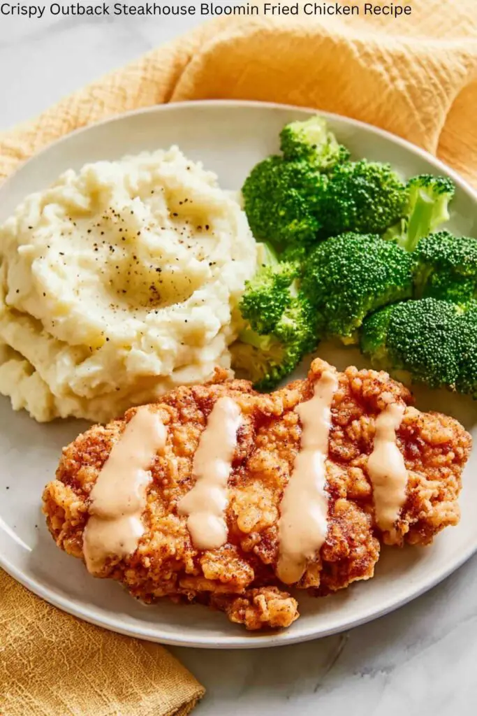 Crispy Outback Steakhouse Bloomin Fried Chicken Recipe
