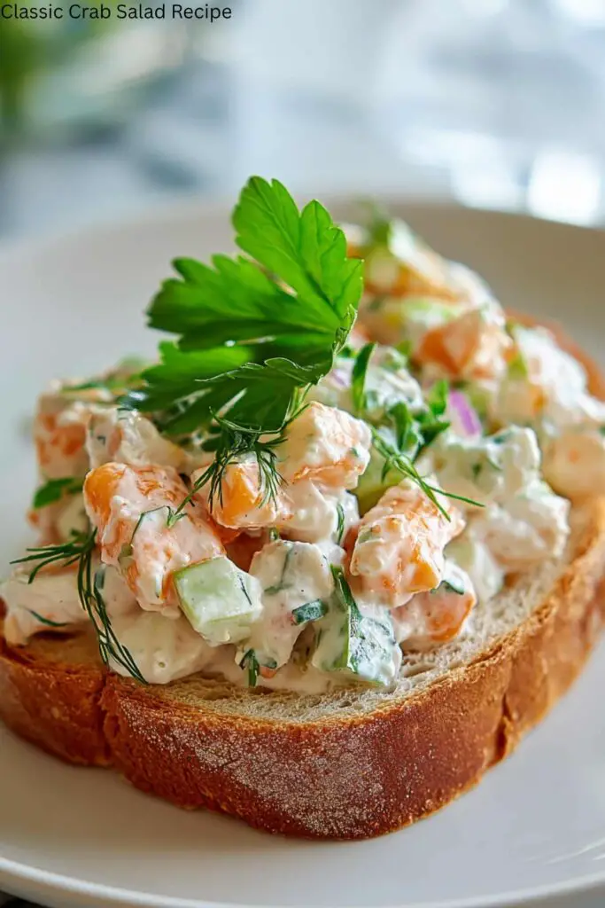 Classic Crab Salad Recipe