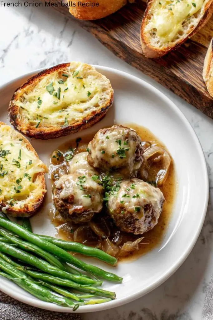 French Onion Meatballs Recipe