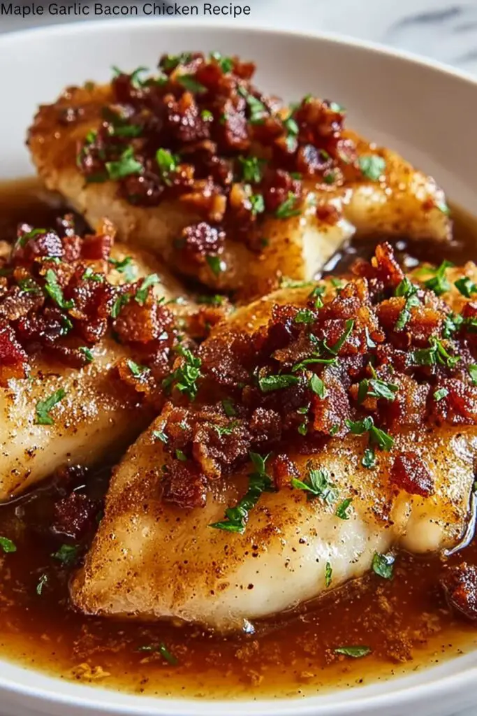 Maple Garlic Bacon Chicken Recipe