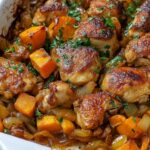 Chicken, Leek, and Butternut Squash Bake Recipe