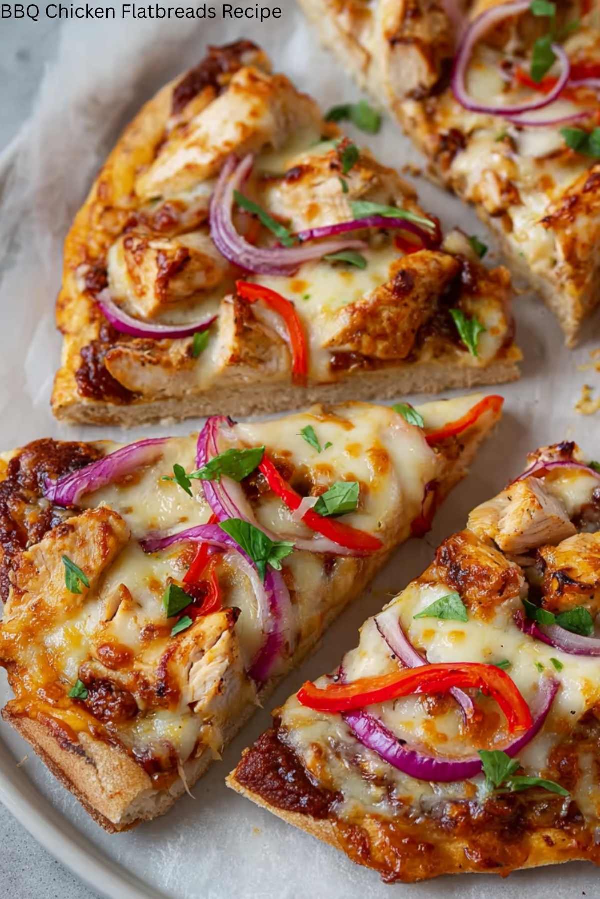 BBQ Chicken Flatbreads Recipe
