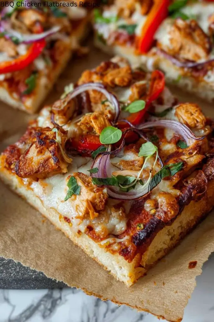 BBQ Chicken Flatbreads Recipe