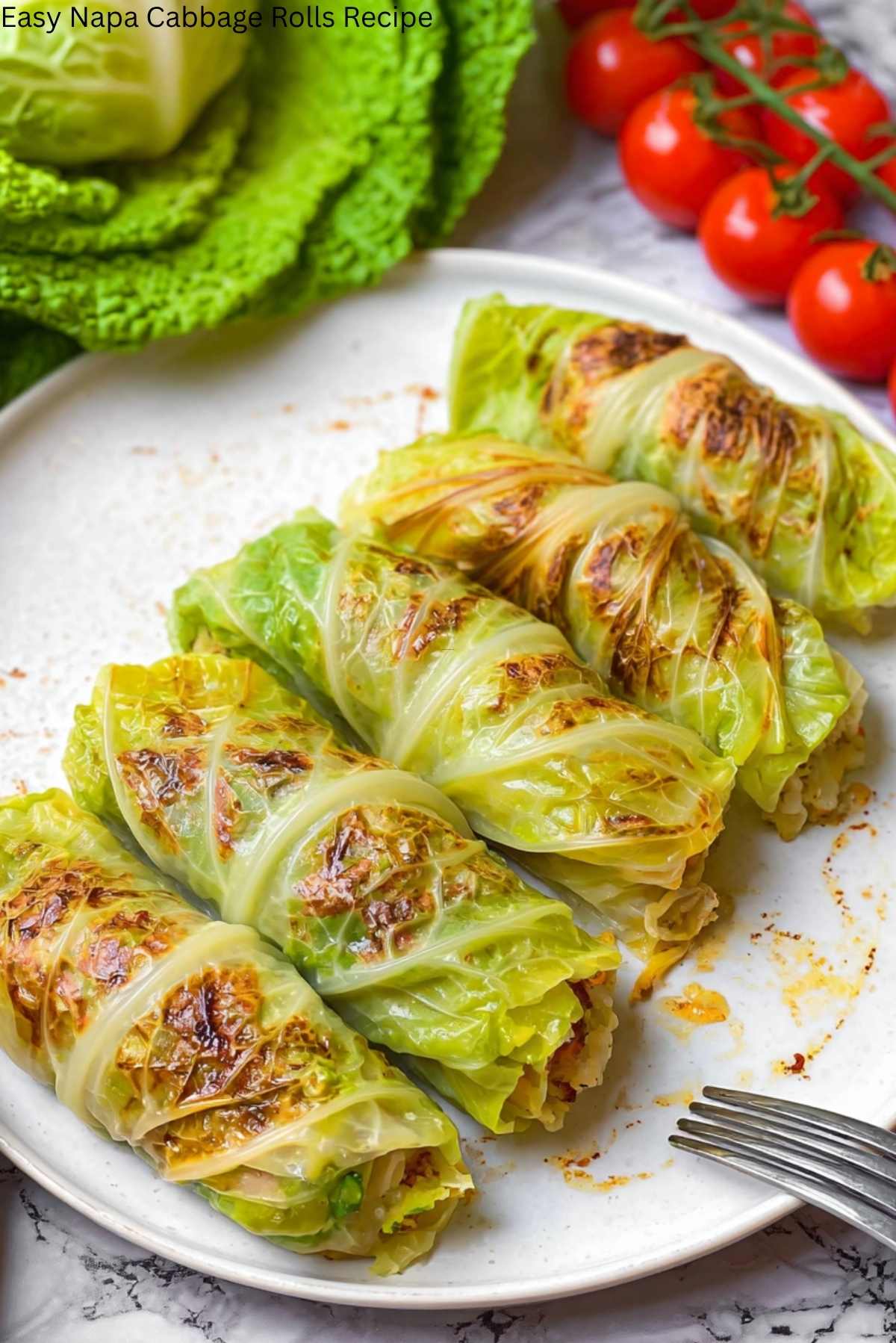 Easy Napa Cabbage Rolls Recipe