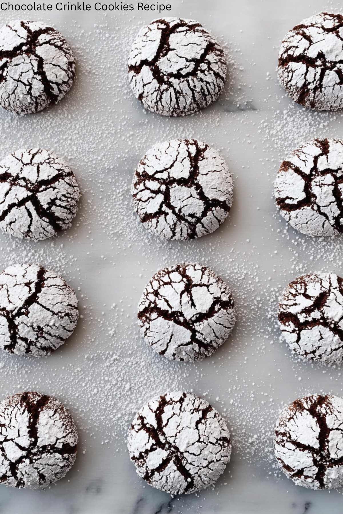 Chocolate Crinkle Cookies Recipe