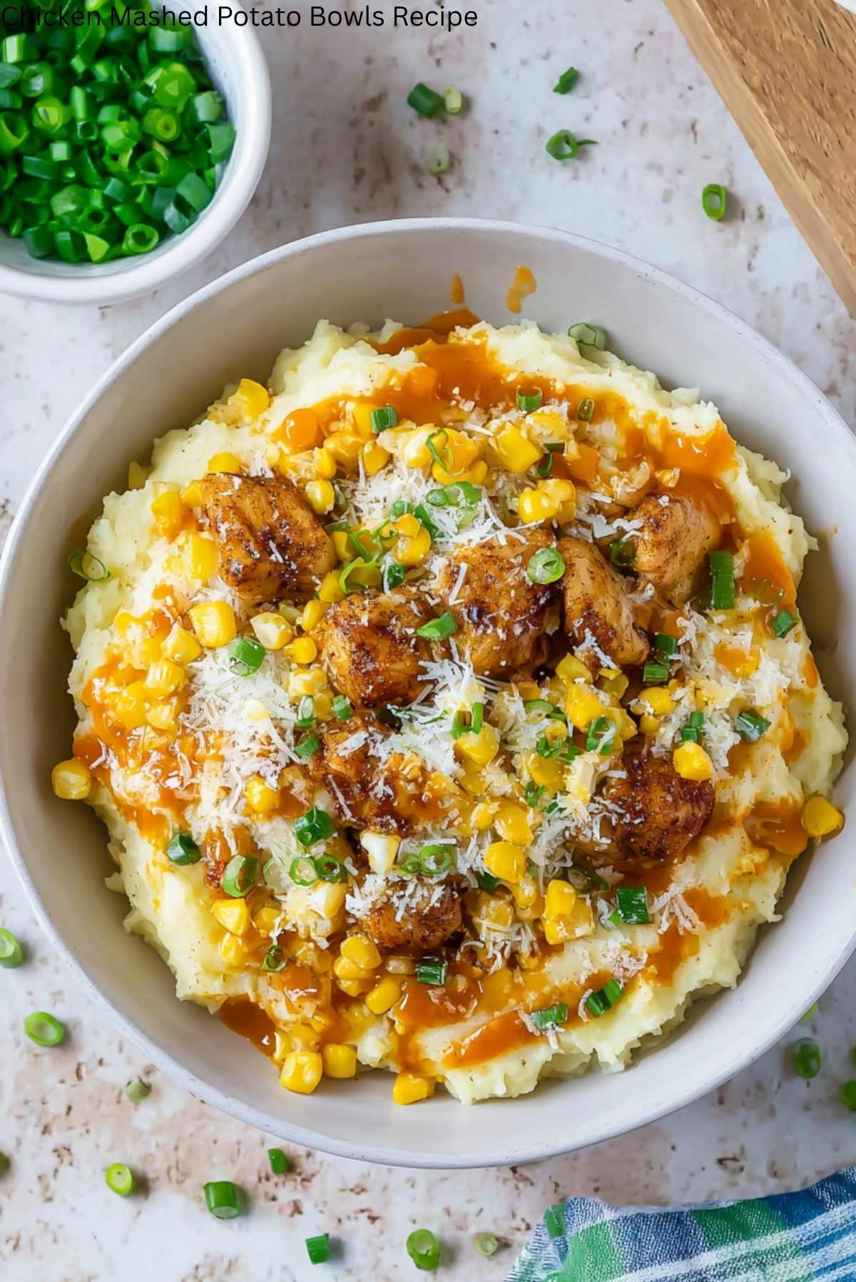 Chicken Mashed Potato Bowls Recipe