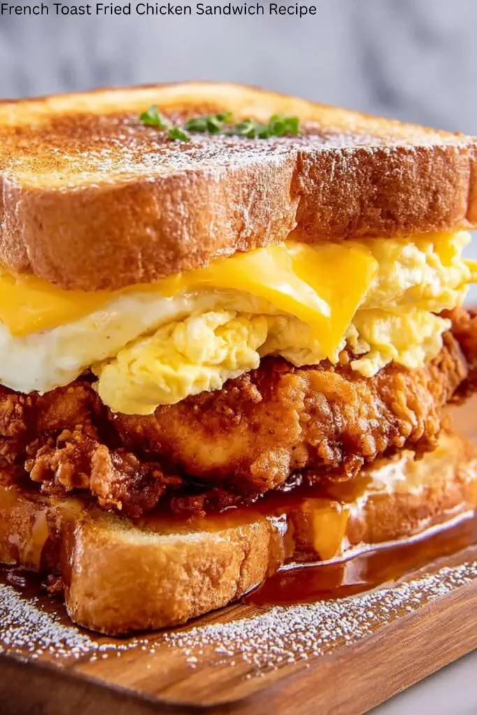 French Toast Fried Chicken Sandwich Recipe