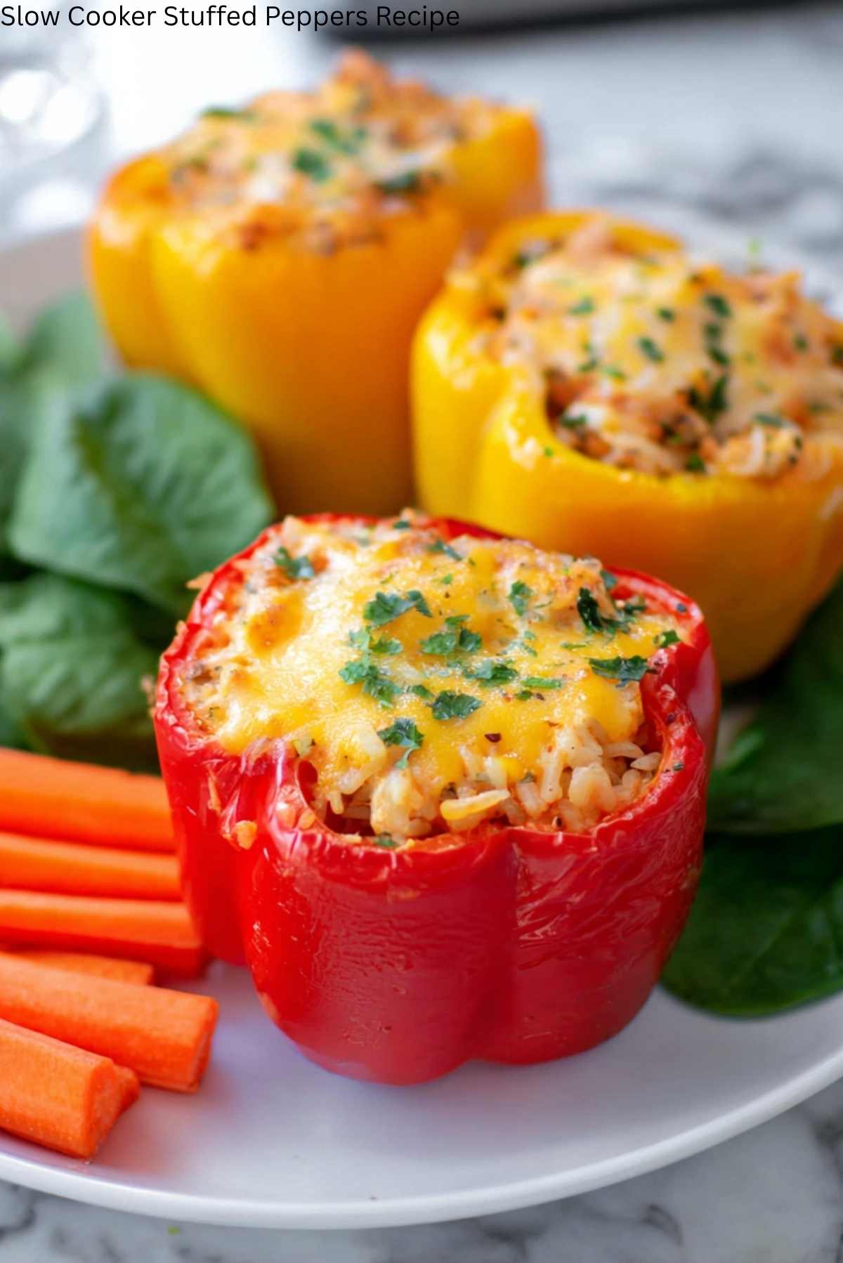 Slow Cooker Stuffed Peppers Recipe