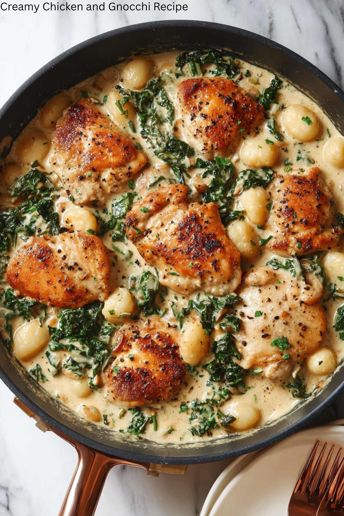 Creamy Chicken and Gnocchi Recipe