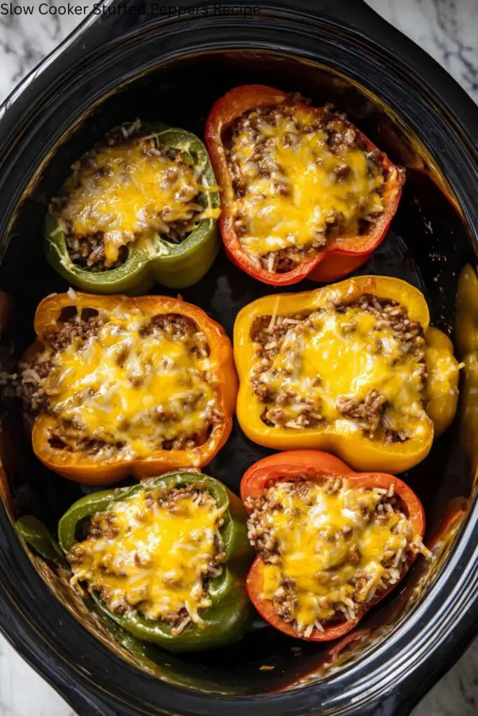 Slow Cooker Stuffed Peppers Recipe