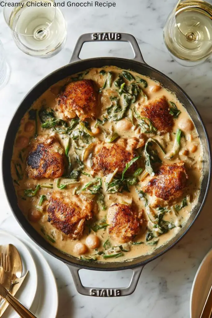 Creamy Chicken and Gnocchi Recipe
