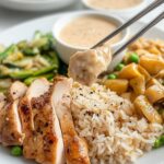 Hibachi Chicken with Fried Rice and Vegetables Recipe
