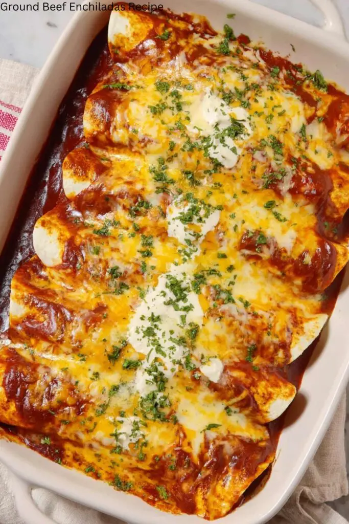 Ground Beef Enchiladas Recipe