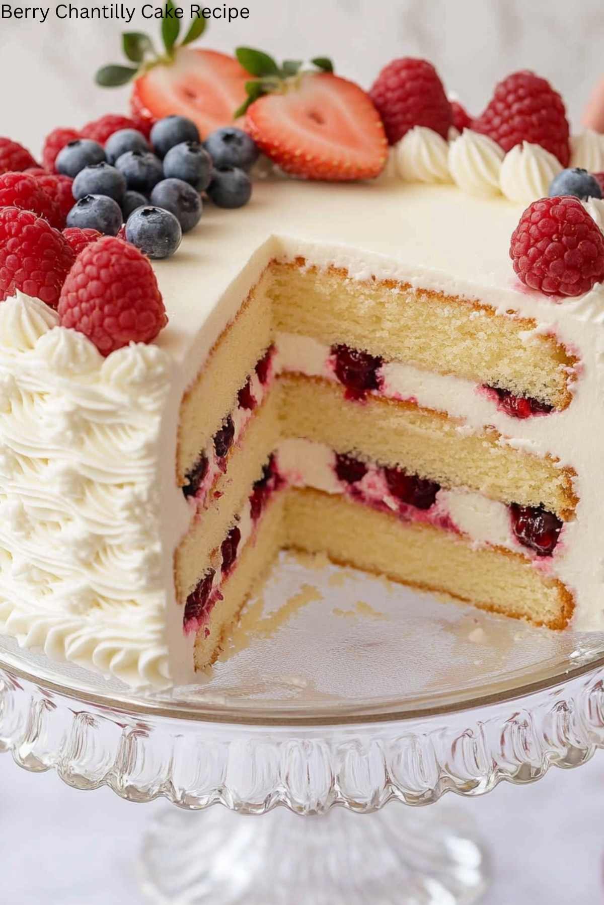 Berry Chantilly Cake Recipe