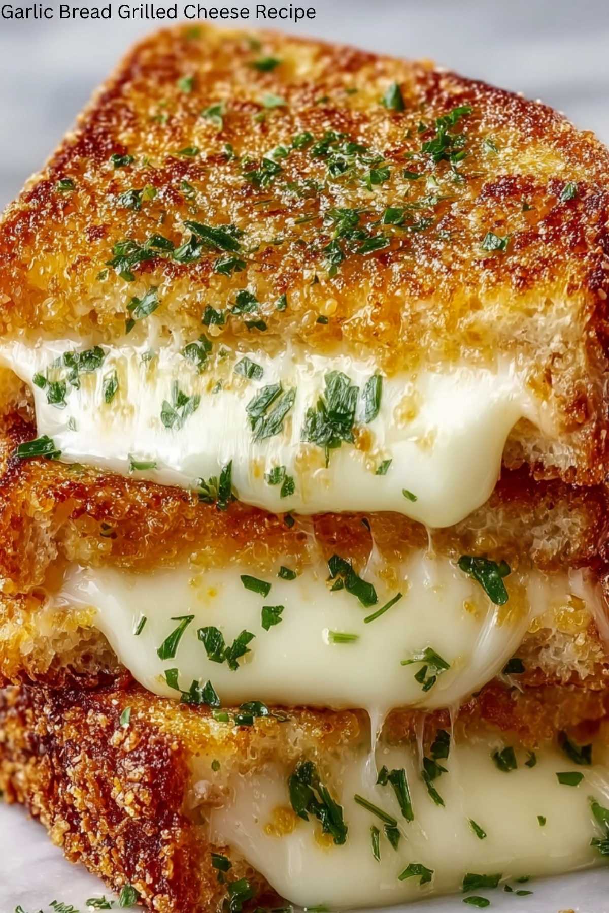 Garlic Bread Grilled Cheese Recipe