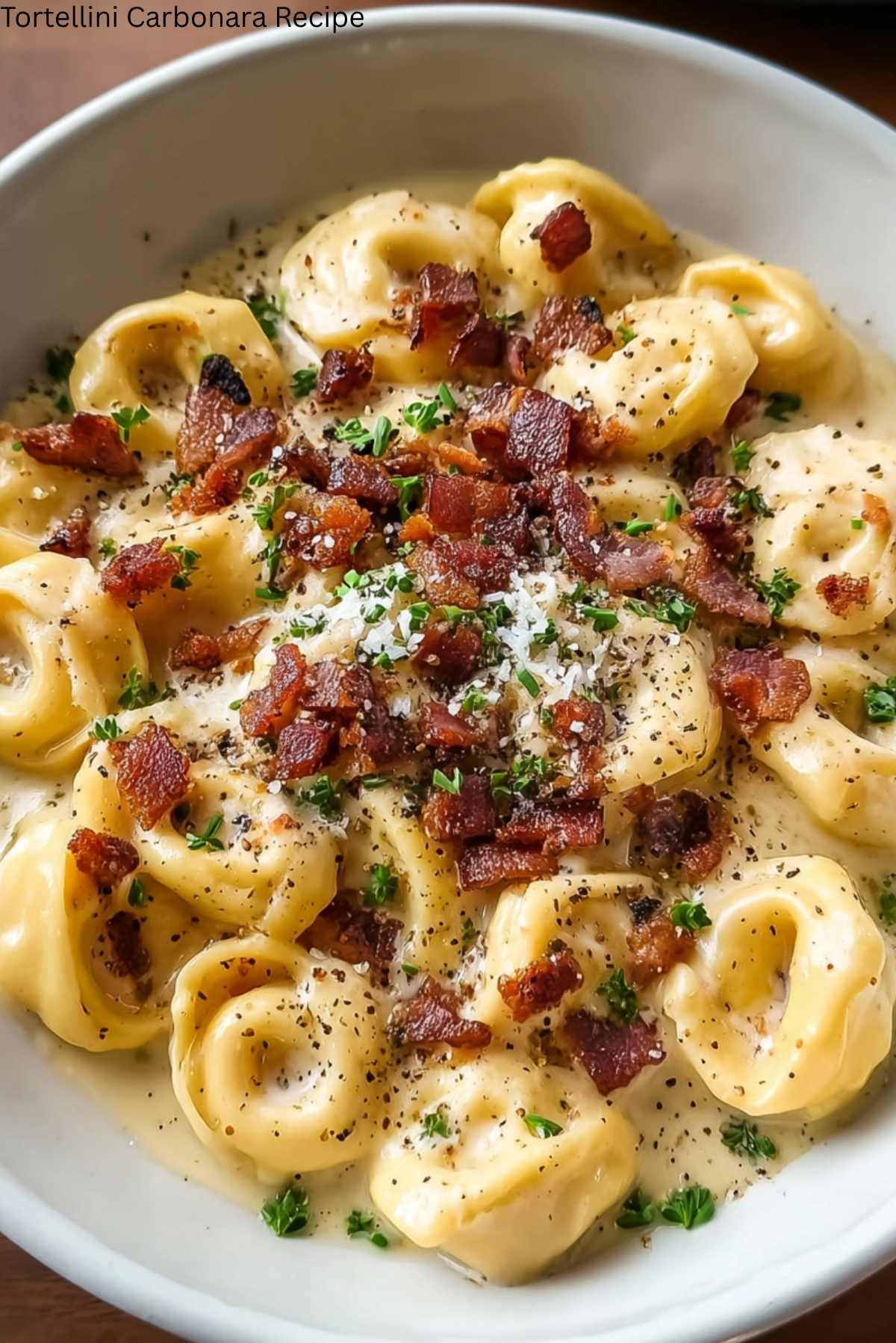 Tortellini Carbonara Recipe