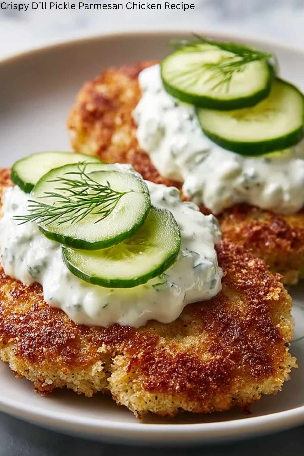 Crispy Dill Pickle Parmesan Chicken Recipe