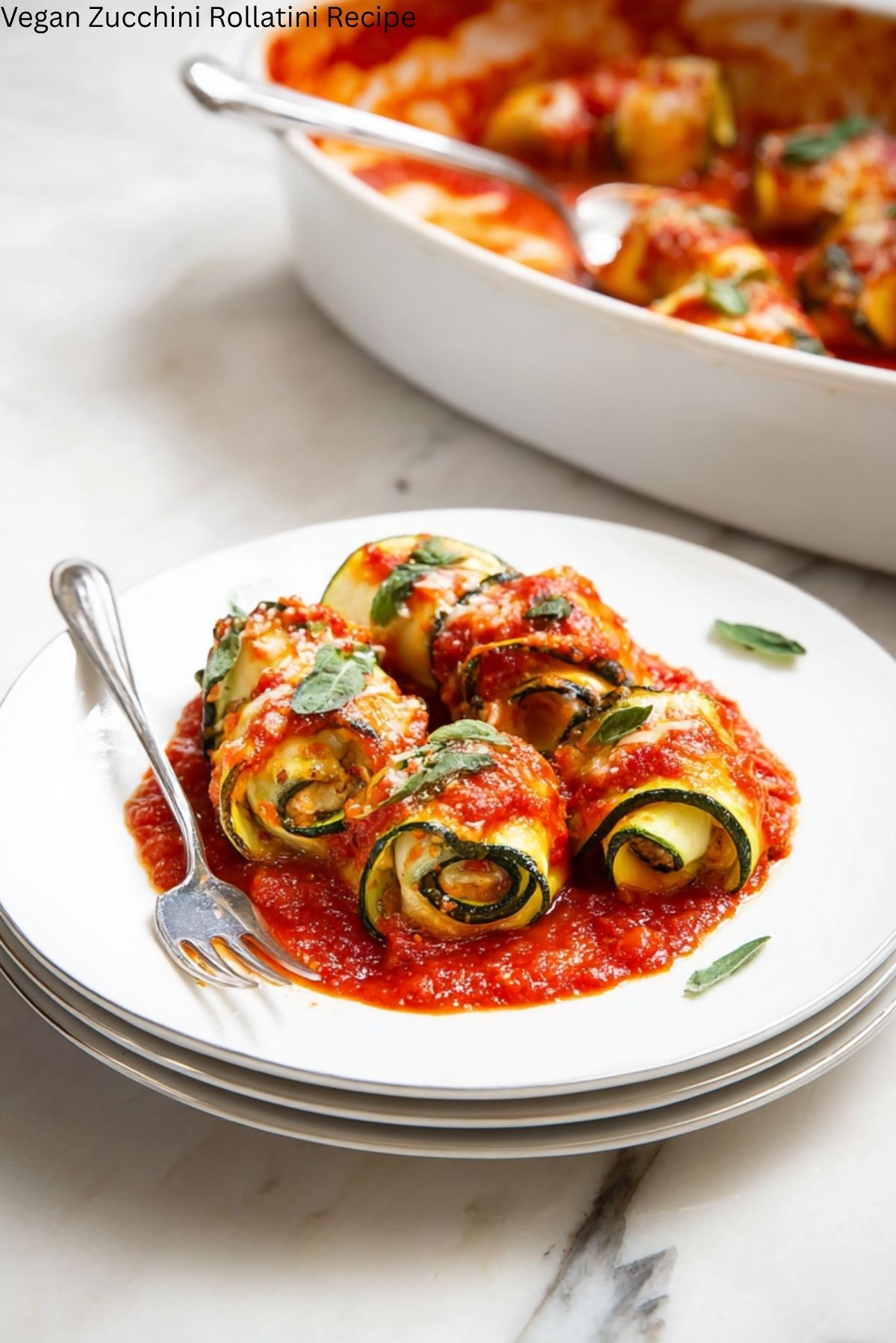 Vegan Zucchini Rollatini Recipe
