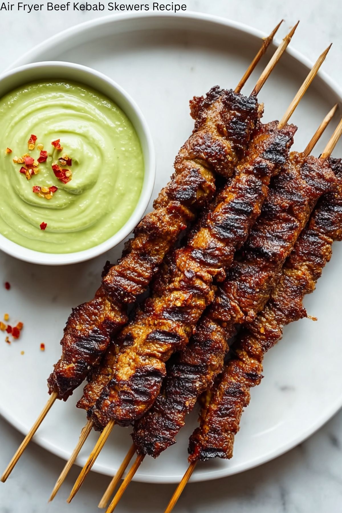 Air Fryer Beef Kebab Skewers Recipe