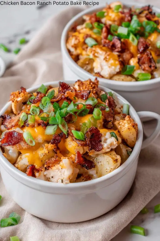 Chicken Bacon Ranch Potato Bake Recipe