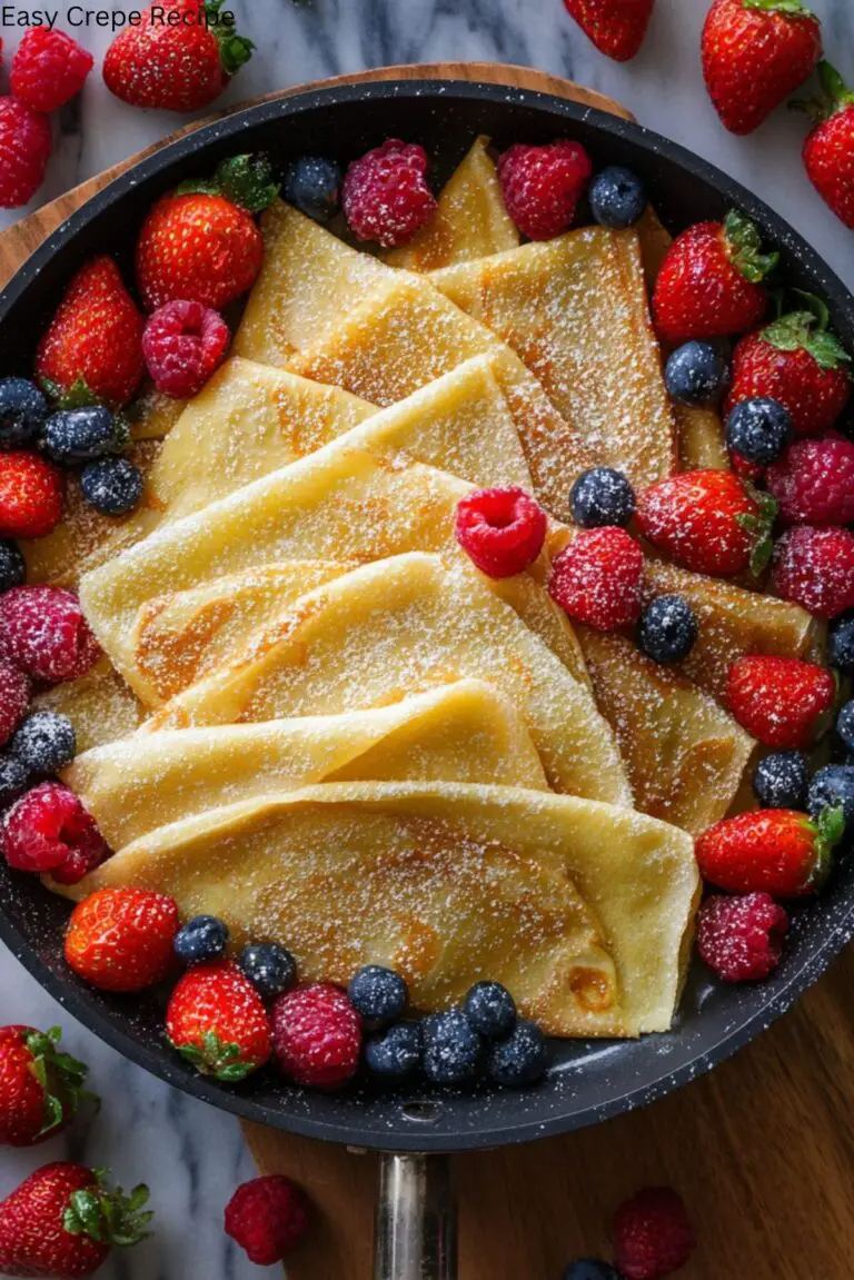 Easy Crepe Recipe