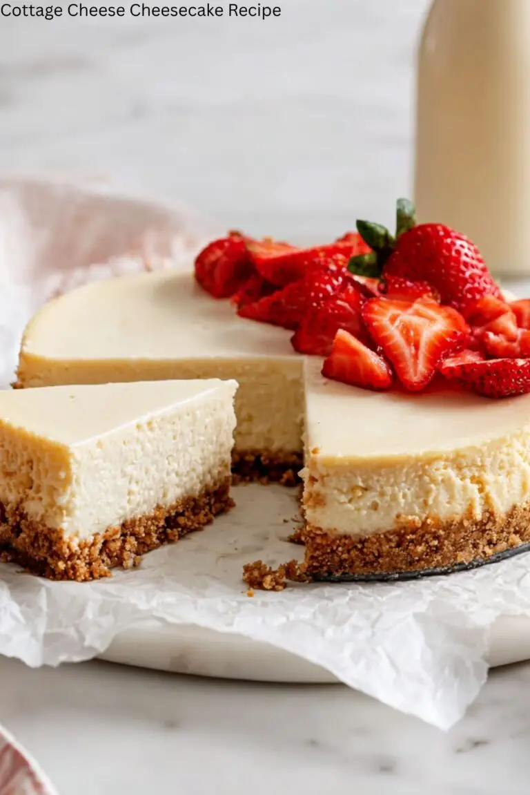 Cottage Cheese Cheesecake Recipe