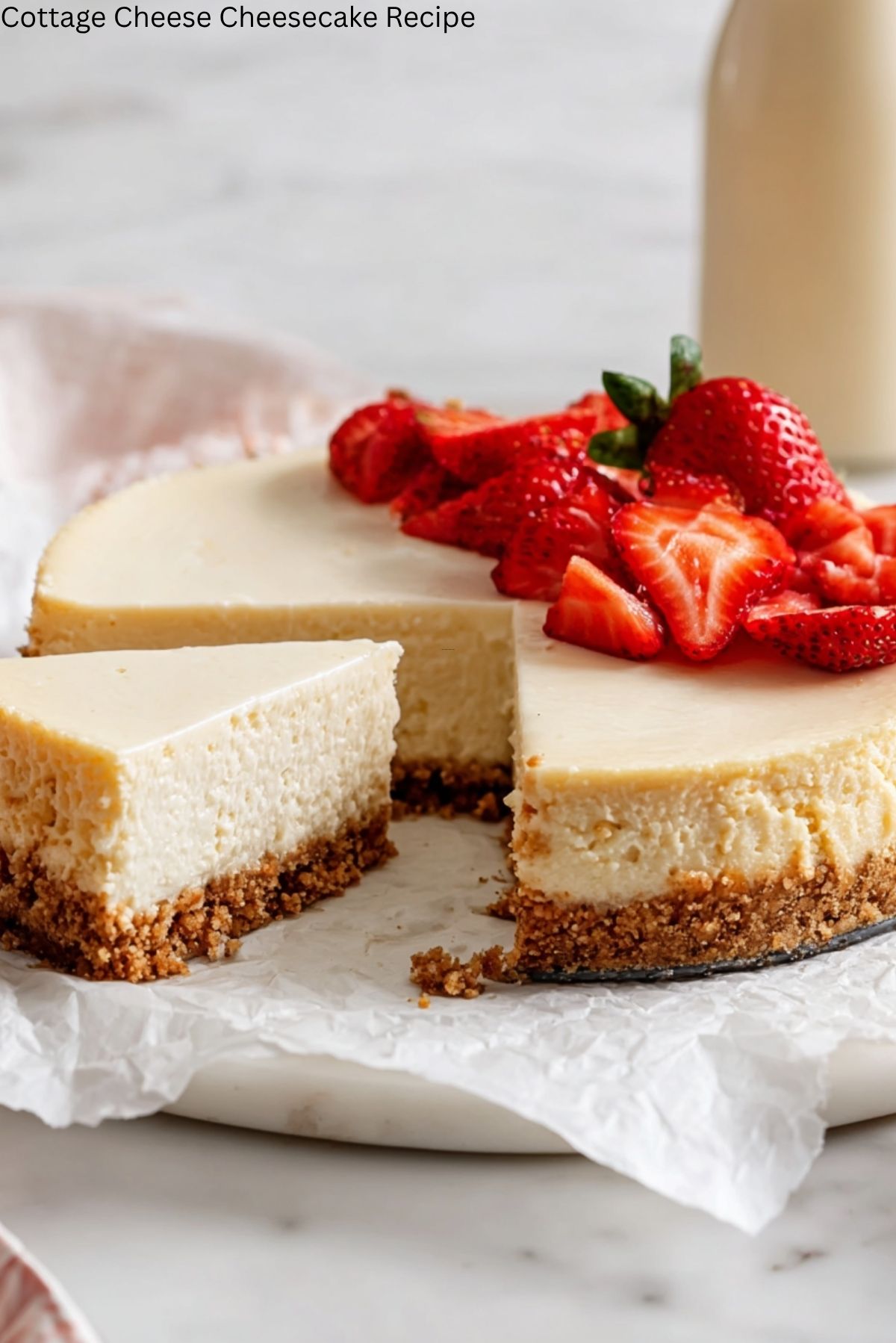 Cottage Cheese Cheesecake Recipe