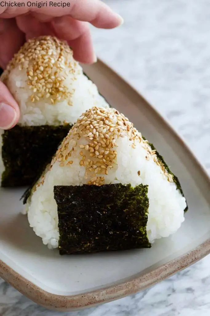 Chicken Onigiri Recipe