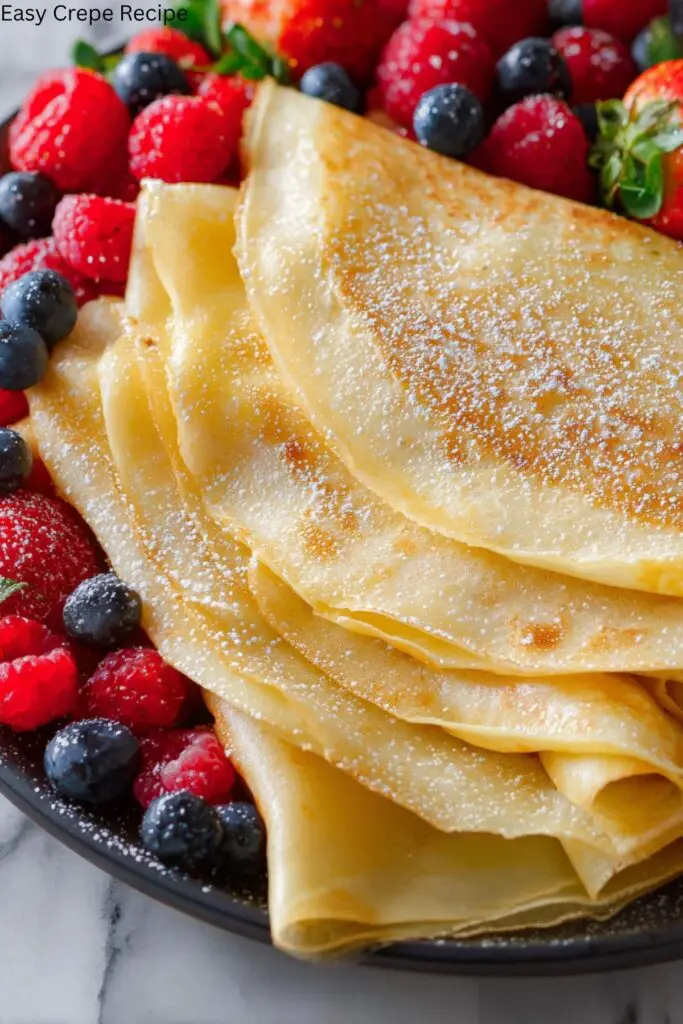 Easy Crepe Recipe 4 Easy Crepe Recipe