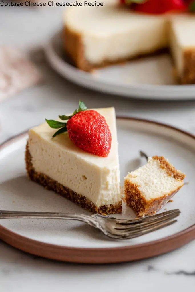 Cottage Cheese Cheesecake Recipe