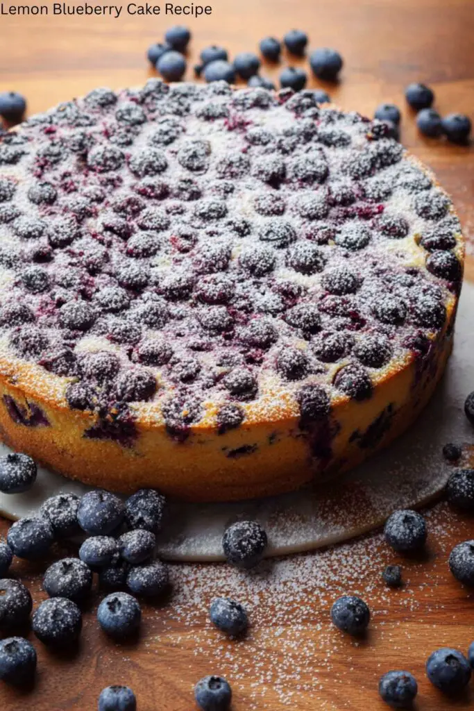 Lemon Blueberry Cake Recipe 4 Lemon Blueberry Cake Recipe