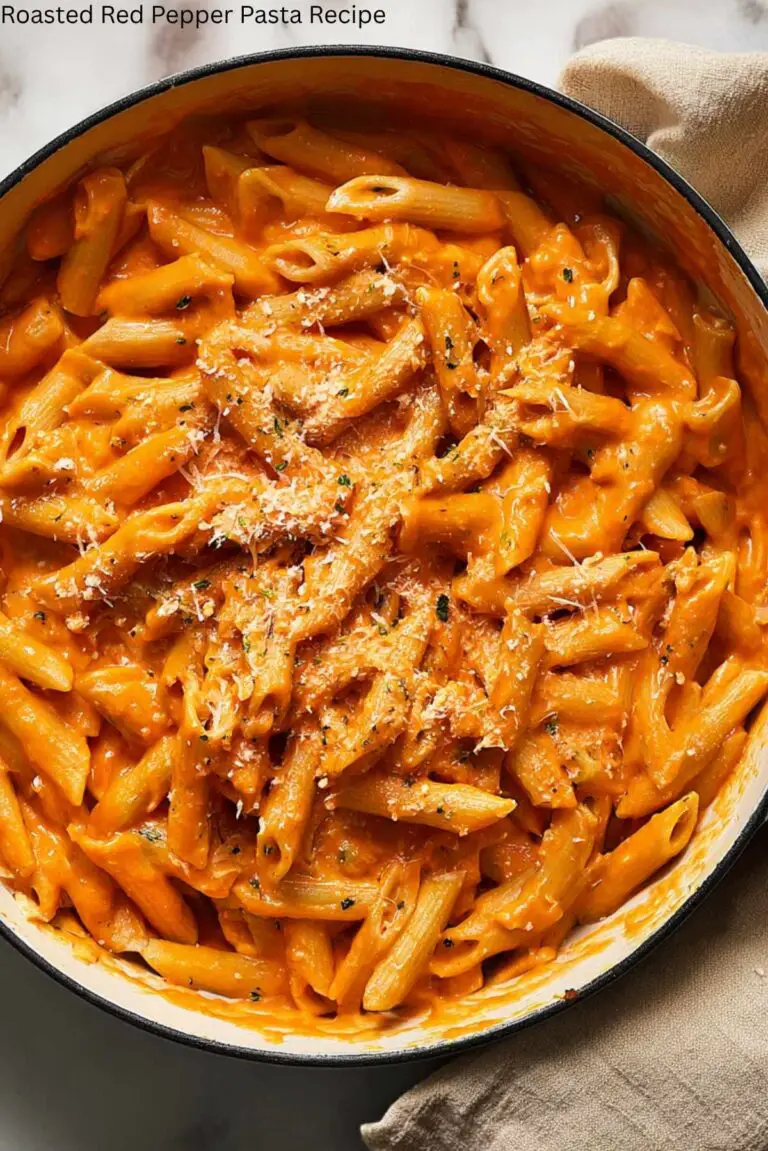 Roasted Red Pepper Pasta Recipe