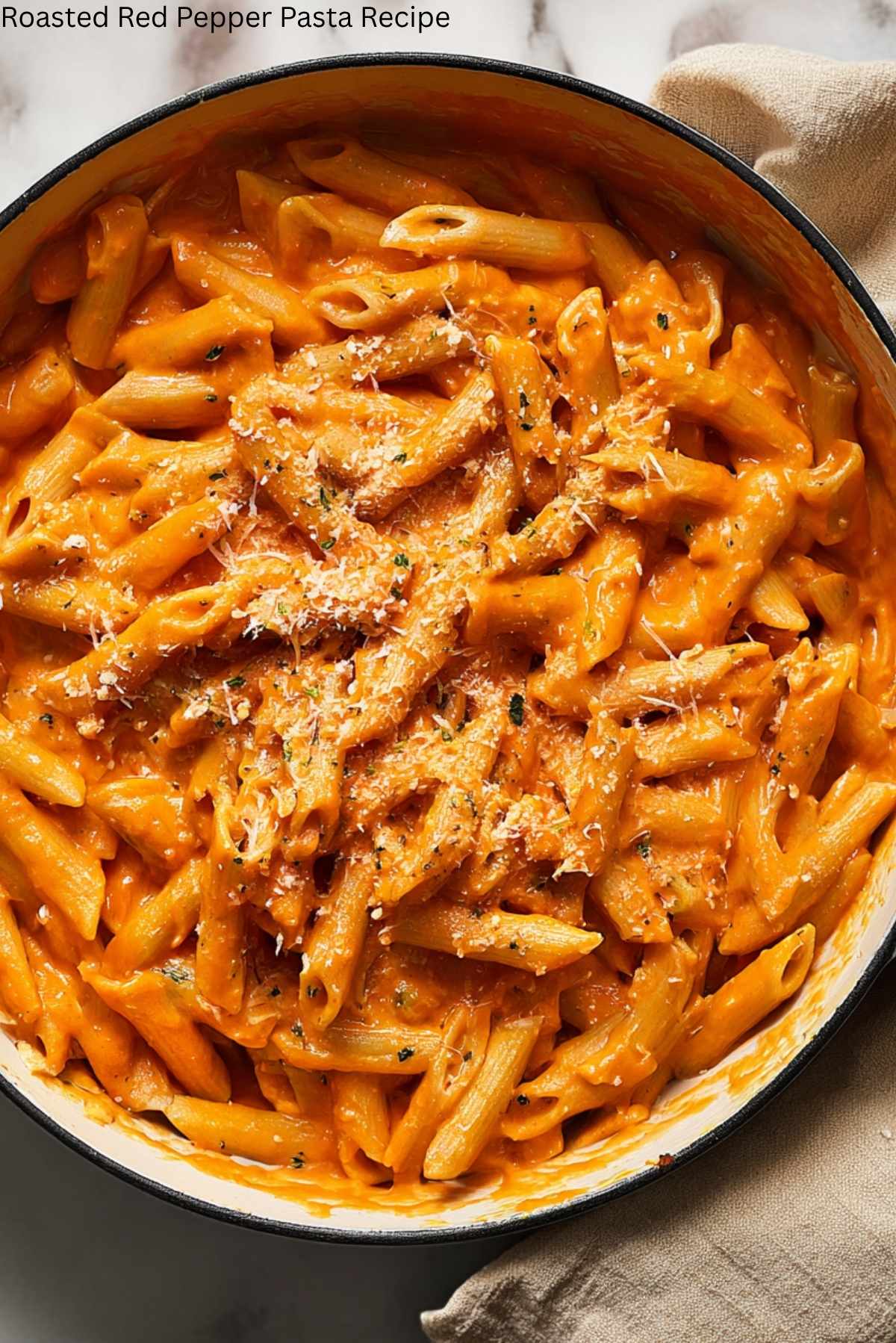 Roasted Red Pepper Pasta Recipe