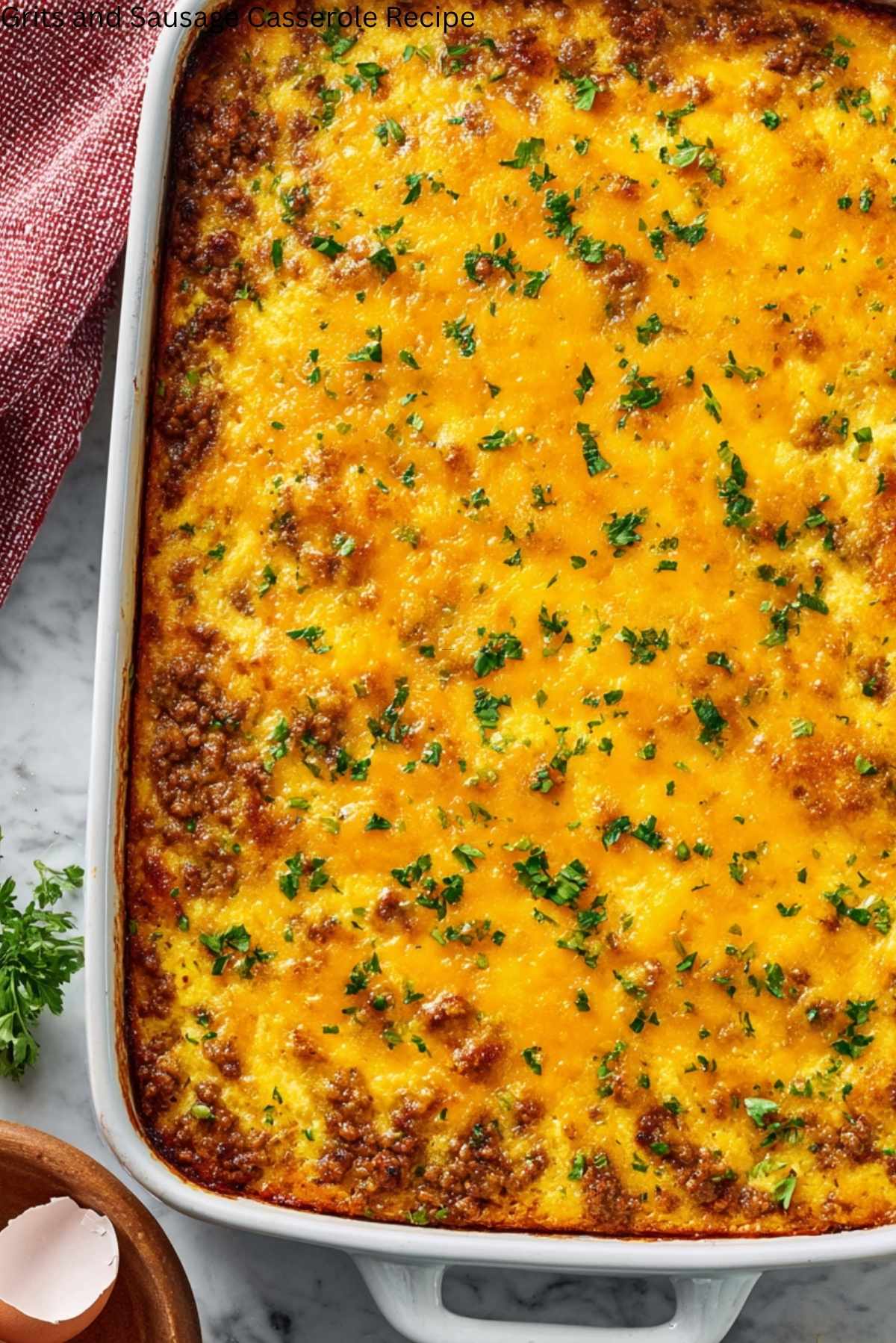 Grits and Sausage Casserole Recipe