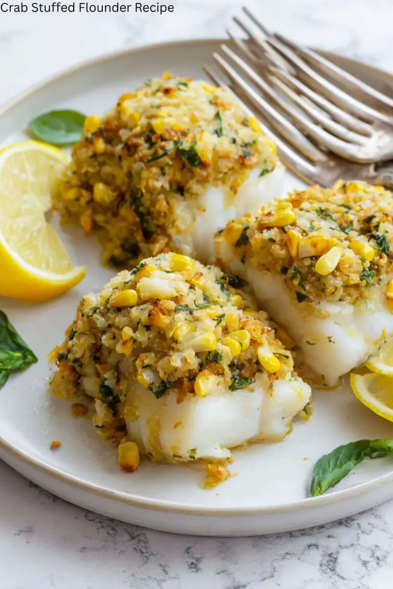 Crab Stuffed Flounder Recipe