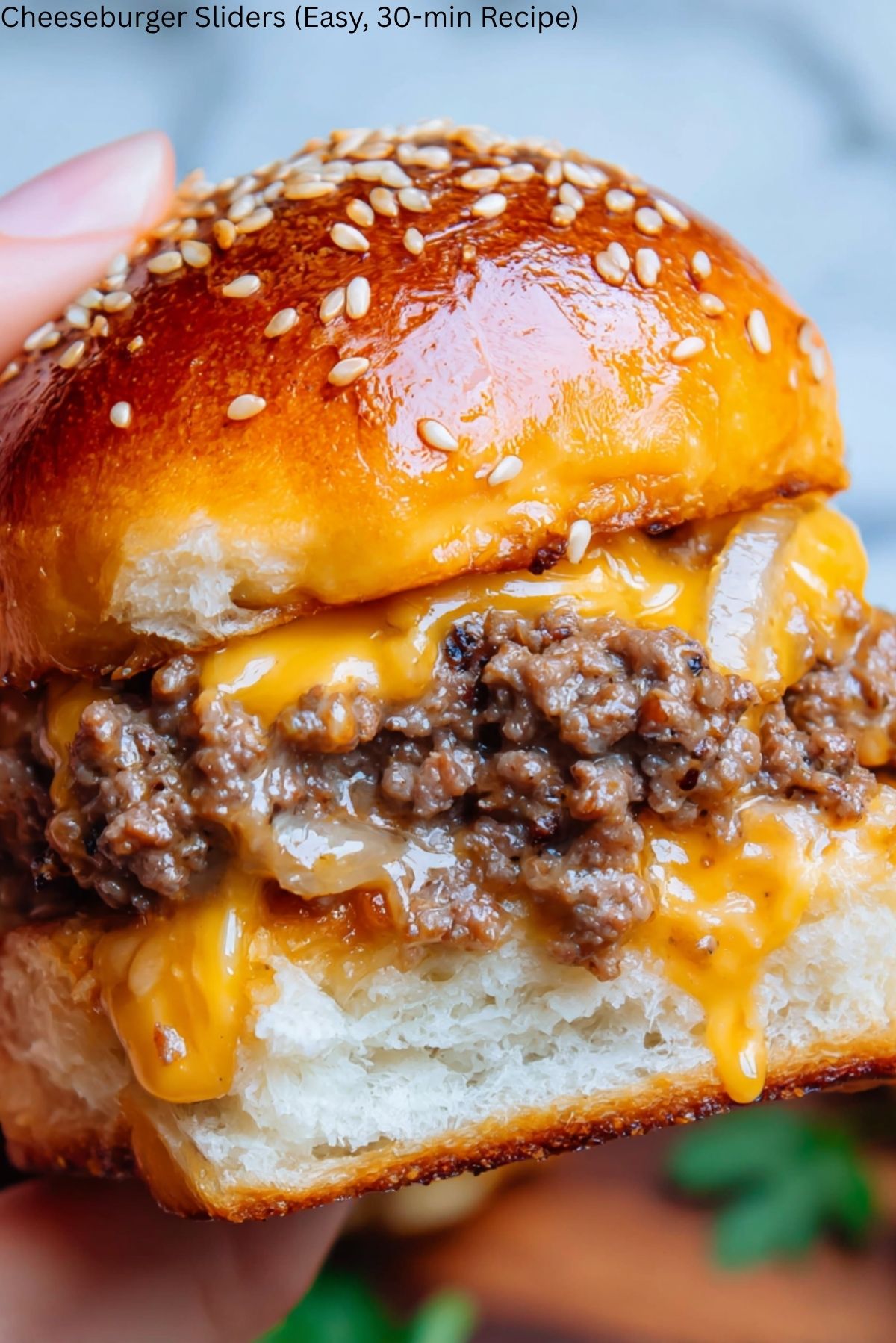 Cheeseburger Sliders (Easy, 30-min Recipe)